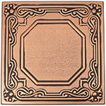Pre-Painted ceiling tiles - Lisbona Design in Copper/Black Plus.The ceiling tiles and panels are made of uniform extruded polystyrene foam. With this technology, it is possible to obtain smooth and even surface. They will give your ceiling an extremely 20″x20″ Lisbona Copper/Black Plus Foam 8pc/case (#R32)